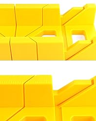QWORK 12-Inch High Impact Plastic Miter Box with
