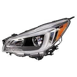 TRQ 2 Piece Headlight Assembly Set Halogen Driver