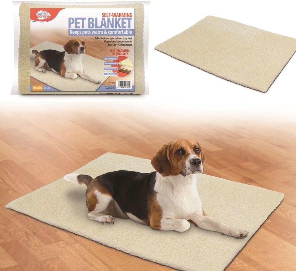 self warming dog blanket