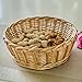 Fruit Bowl,Set of 3,Wicker Fruit Basket Bread Tray,Kingwillow.