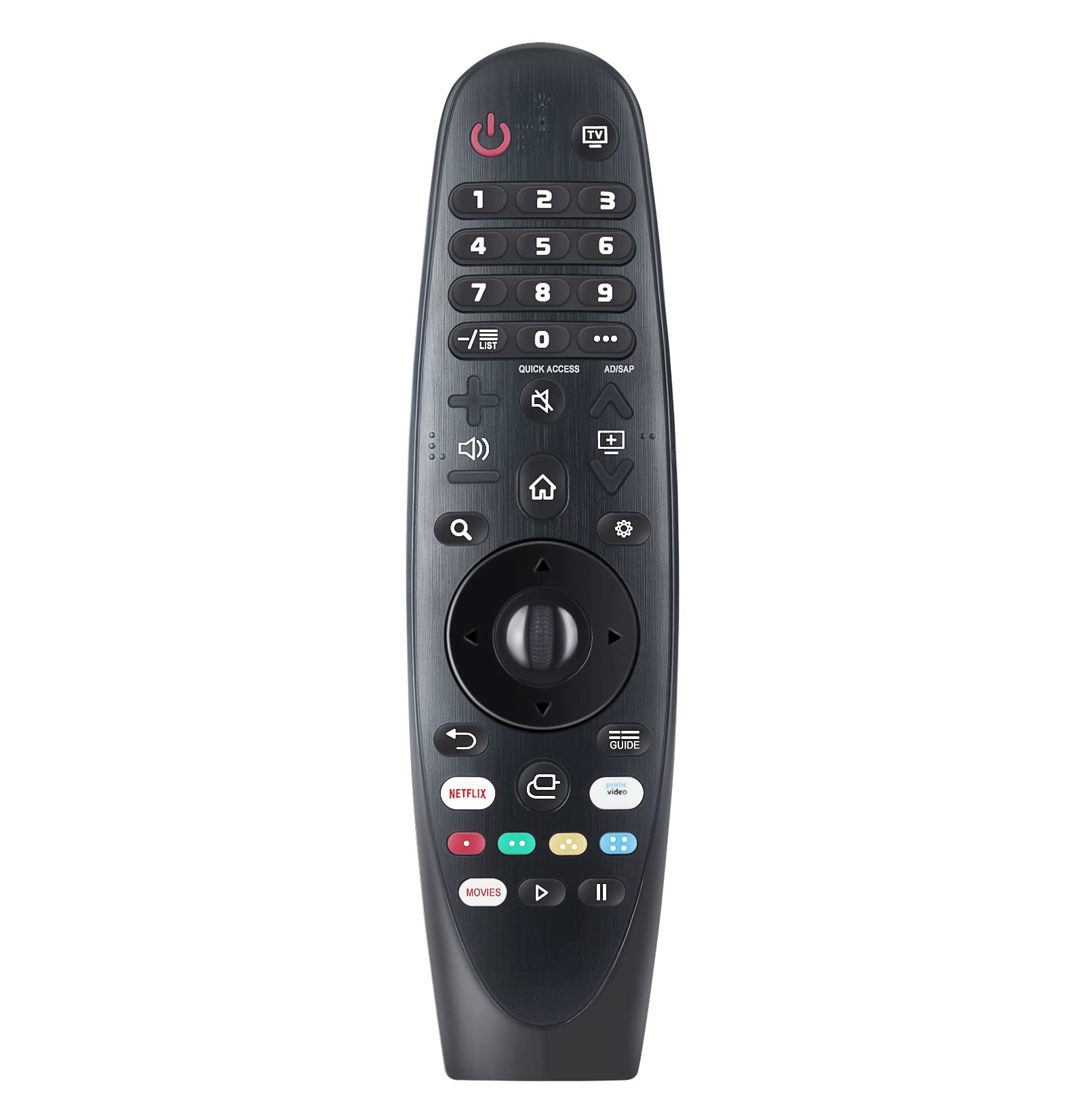 AULCMEET AKB75855501 MR20GA No Voice Replaced Remote fit for LG TV 43UN6955ZUF 49UN7300PUC 50UN7300PUB 50UN7000PUC 65UN7300AUD OLED55GXPUA 82UN8570AUD OLED65GXPUA 70UN7370AUD 75UN8570PUC 86UN8570AUD