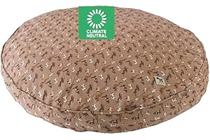 Molly Mutt Medium to Large Dog Bed Cover - Daysleeper Print - Measures 36” x 5’’ - 100% Cotton - Durable - Breathable - Sustainable - Machine Washable Dog Bed Cover