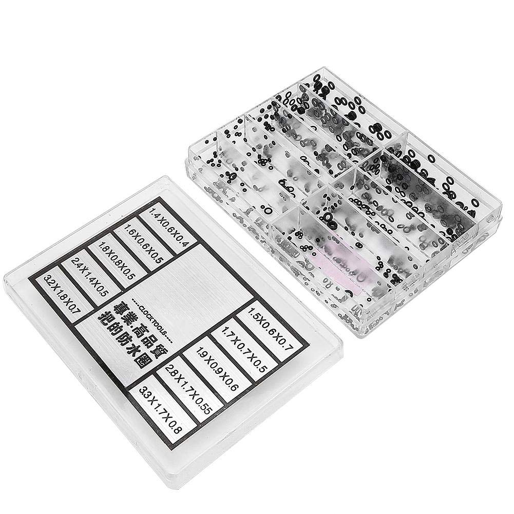 Summer Surprise Watch Repair Parts Professional Washer Rubber Watch Crown O-, Gaskets Repair O-s Assortment Kit Watch Crown Waterproof Seals, for s Women Men Watches