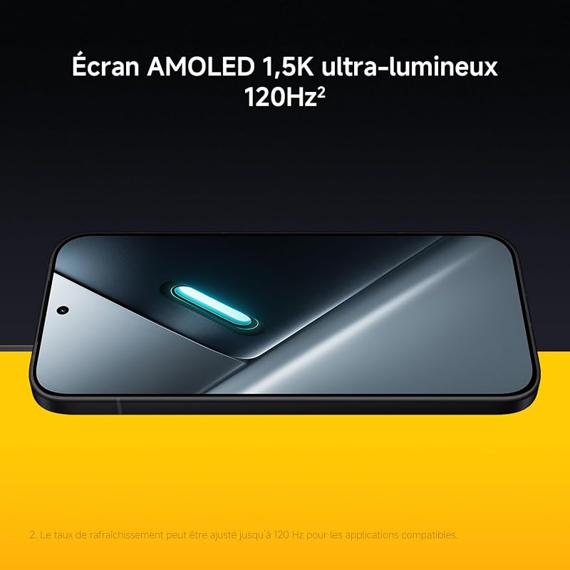 POCO X8 Pro Smartphone 12+512 Go Dimensity 8500-Ultra - Jaune