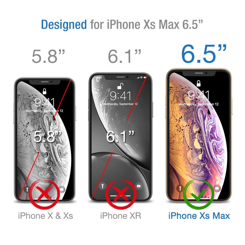 Jakpas Screen Protector for iPhone 11 Pro Max(6.5\'\'), iPhone Xs Max (6.5 inch),[3 Pack] Tempered Glass Screen Protector,Bubble Free,Anti-Scratch,High Responsive Work Most Case for iPhone Xs Max