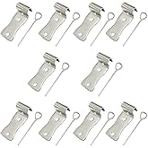 Bjsdkff Ackron Sofa Zig Zag Spring Repair Kit, Couch Brackets for Chair, Bed Clips Parts Hardware Accessories - 10 Pieces