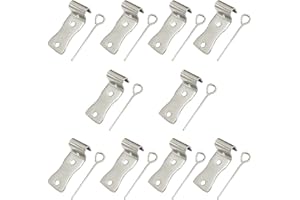 Bjsdkff Ackron Sofa Zig Zag Spring Repair Kit, Couch Brackets for Chair, Bed Clips Parts Hardware Accessories - 10 Pieces