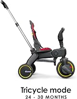 DOONA Liki Baby Trike S1 Flame Red Foldable 4 in 1 Toddler Tricycle view 5