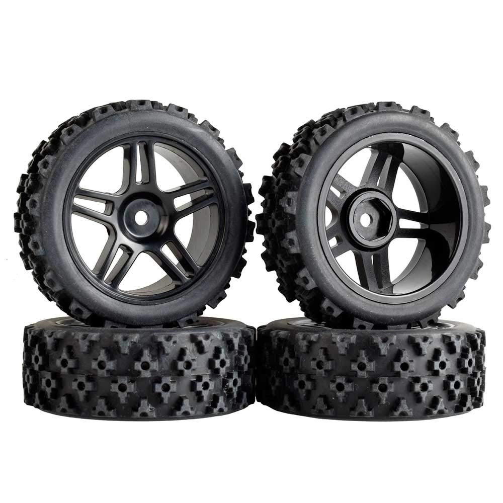 Buy Generic 4 Pcs 1/16 RC Rally Car Tires Diameter 70MM 1/10 On Road