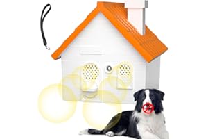 Nupec Dog Barking Control Devices, Ultrasonic Anti Barking Device with Adjustable 3 Modes, 50 Ft Range Automatic Sensing Dog Training & Behavior Aids Bark Box Dog Bark Deterrent Training Tools