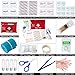 GL Gear Portable First Aid Kit Medical Survival Bag,Mini Emergency Bag for Car,Home,Picnic,Camping,Travelling and Other Outdoor Activies(41pcs/Set),Complete Home Medical Bag,Free Bonus Offered