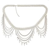 Victray Women Belly Waist Chain Sequins Body Chains