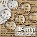 Clear Glass Cabonchon Wholesale,Crystal Magnify Cabochon (14mm)