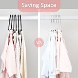 ManGotree Baby Velvet Hangers 30 Pack Non-Slip Space Saving White view 5