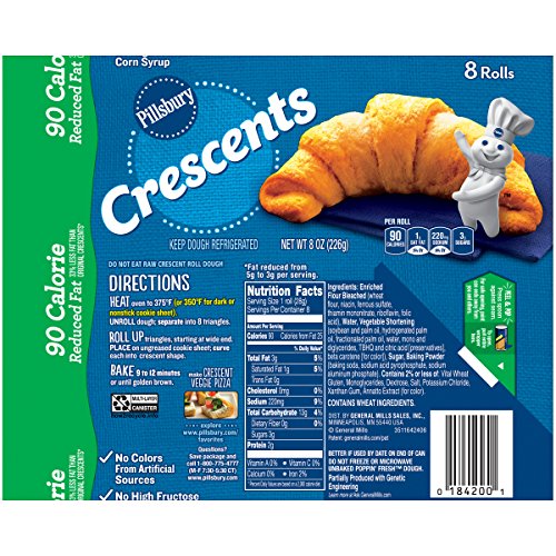 5 Pillsbury+Crescents+Reduced+Fat+Rolls