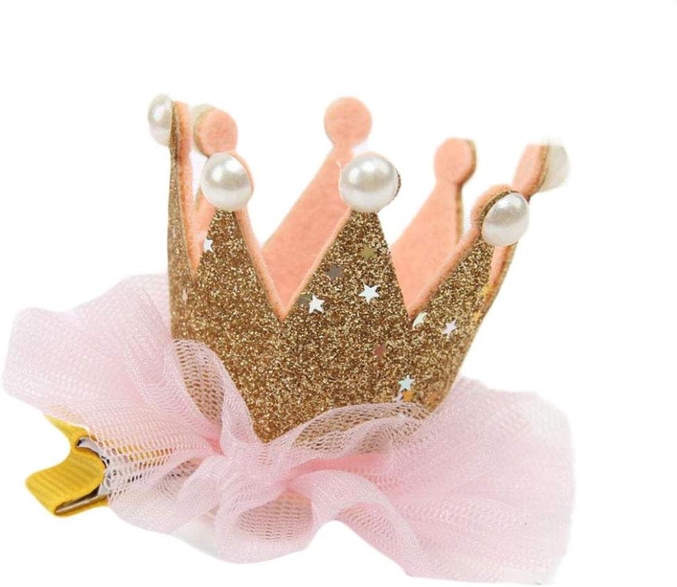 2017 Hot Cute Kids Toddler Girls Princess Hairpin Elastic Flower Crown Headwear by FEITONG