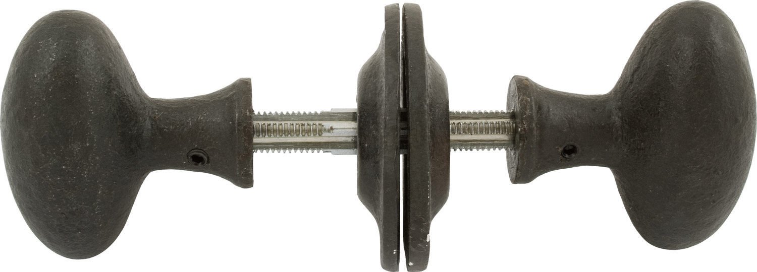 From the Anvil Beeswax Oval Mortice/Rim Knob Set