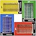 AMSCOPE-Kids 48pc Kids Plastic Prepared Microscope Slides of Animals Insects Plants Flowers Sample Specimens for Stereo Microscopes primary