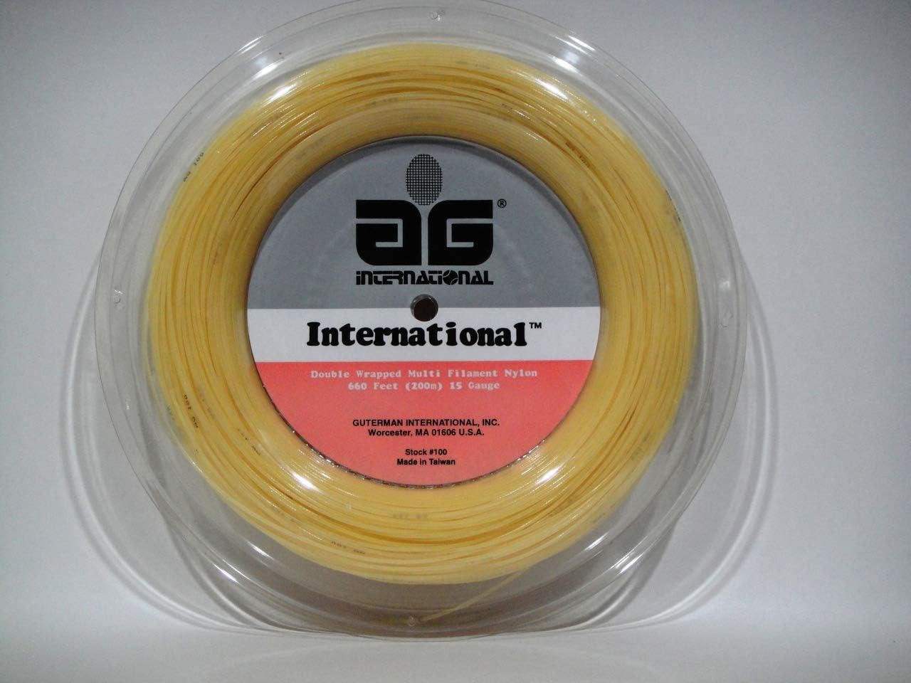 AG Nylon Tennis String Reel15Natural