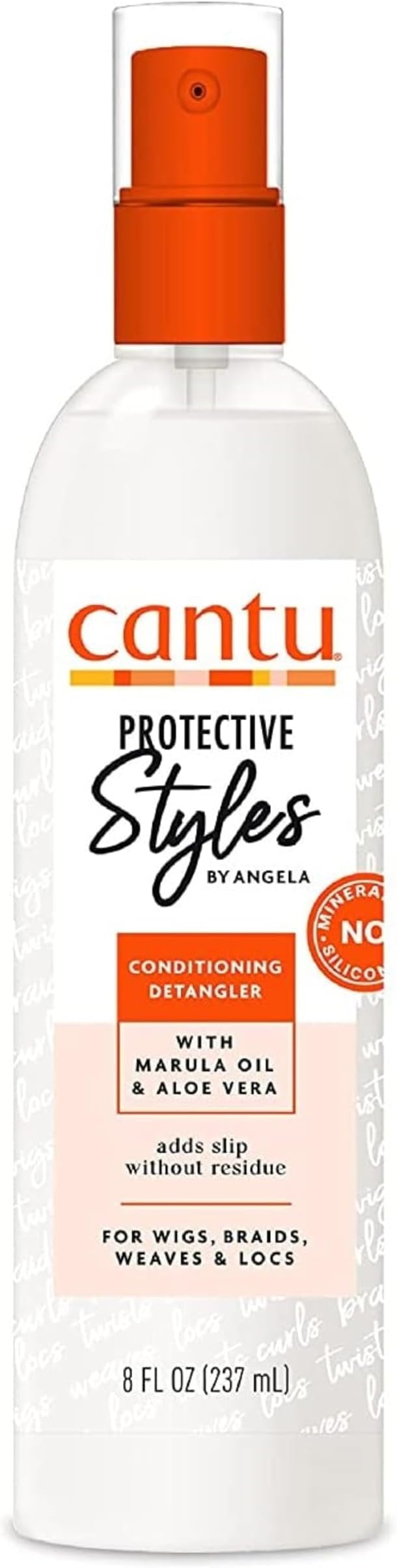 Cantu Protective Styles Conditioning Detangler 237ml Aloe Vera Marula Oil Hair