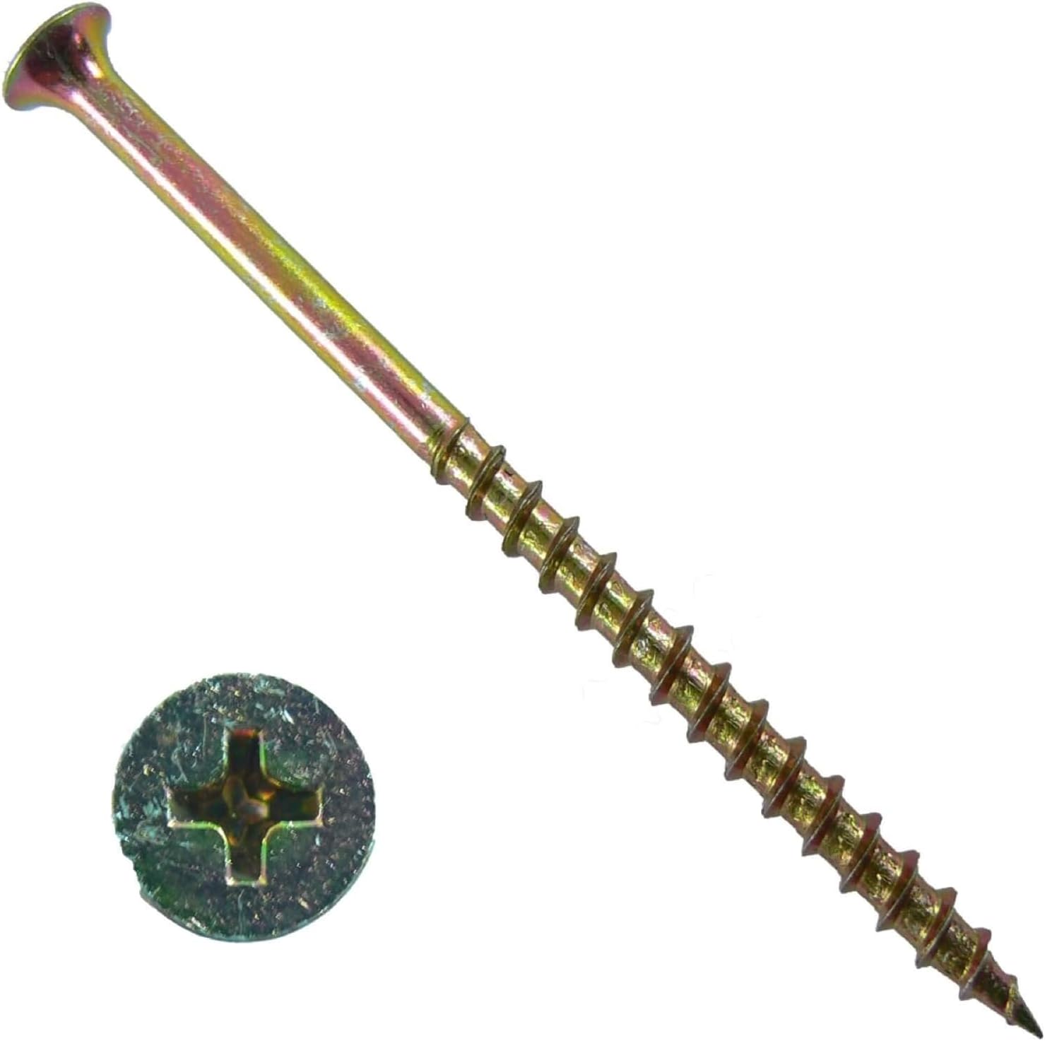 Drywall Screws Yellow ZINC 6 x 15/8 Bulk 5,000 Screws for Gypsum