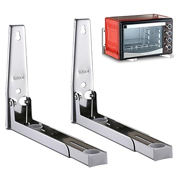 Mikrowellen 1paar Mikrowelle Halterung Wandhalterung Mikrowellenhalter