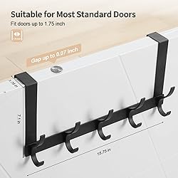 Optish Over The Door Hooks, Door Hanger Hooks for