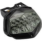 iTobest LED Tail Light Fit For KAWASAKI NINJA 250/R EX250 2008-2012,Black | Integrated Tail Brake Turn Signal Light,Plug‑and‑Play Assembly, High‑Brightness LEDs, Direct Replacement For Ninja 250R