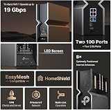 TP-Link Archer BE800 WiFi 7 Router Tri-Band BE19000Mbps 10G Ports LED Display view 7