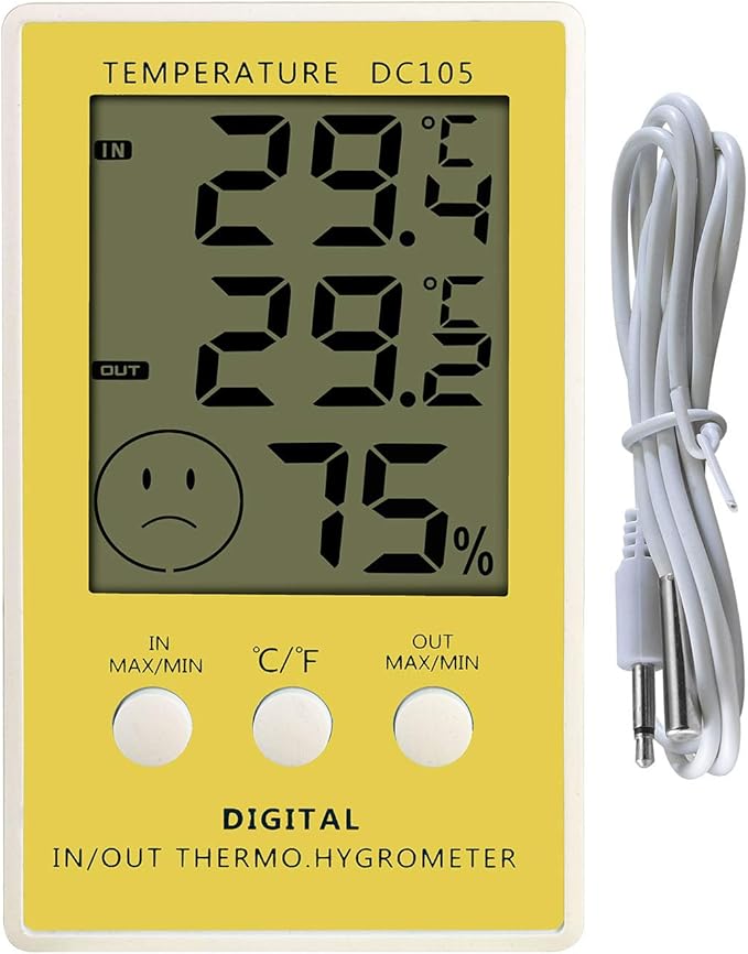 Digital LCD Thermometer Hygrometer Temperature Humidity Meter Gauge