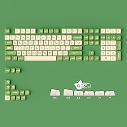 Akko Keycaps Set, Matcha Bear OEM Profile 122-Key