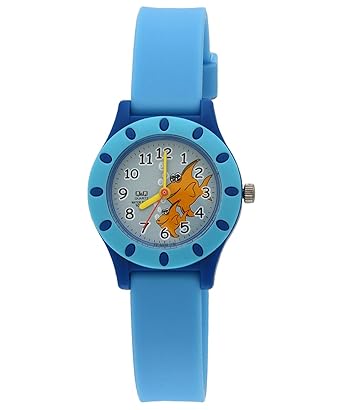 Q&Q Analog Multi-Colour Dial Childrens Watch - VQ13 - 005