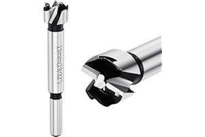 DTGN 19/32"(15mm) Forstner Drill Bit - 1Pack - Good for Wood Plastic Plywood - Multi-Tooth Carbon Steel Woodworking Hole Saw 