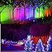 ZUCKEO RGB LED Landscape Lights 12V 24V Low Voltage IP66 Waterproof Garden Lights with Transformer, Color-changing Landscape Lighting Walls Pathway Outdoor Spotlights with Spike Stand (6 Pack)