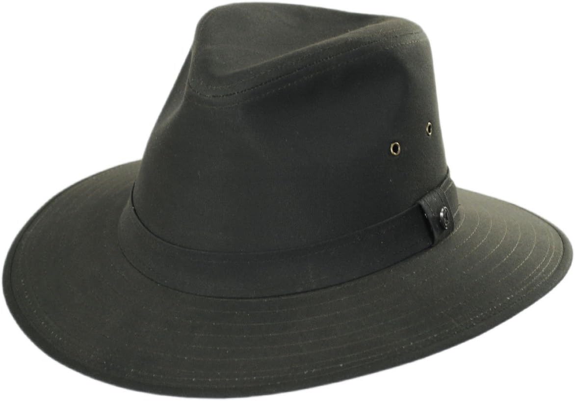 Cotton Oilcloth Safari Fedora Hat
