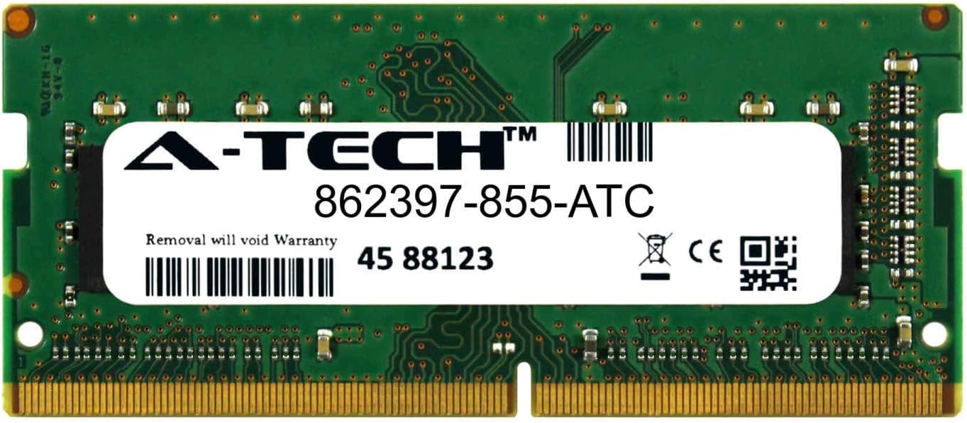 A-Tech 4GB Replacement for HP 862397-855 - DDR4 2400MHz PC4-19200 Non ECC SO-DIMM 1.2v - Single Laptop & Notebook Memory Ram Stick (862397-855-ATC)