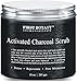 The BEST Charcoal Scrub 10 oz.- Best for Facial Scrub, Pore Minimizer & Reduces Wrinkles, Acne Scars, Blackheads & Anti Cellulite Treatment - Great as Body Scrub, Body & Face Cleanser
