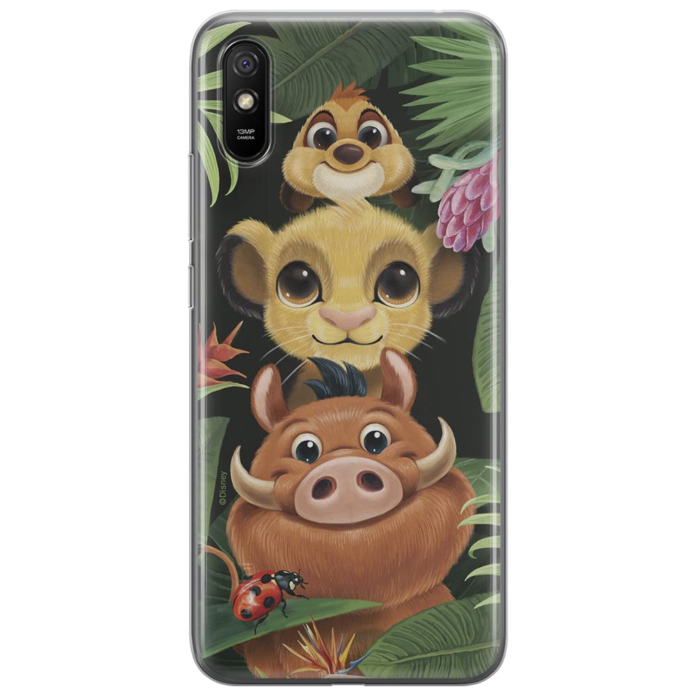 ERT GROUP mobile phone case for Xiaomi REDMI 9A original and officially Licensed Disney pattern Simba & Friends 003 optimally adapted to the shape of the mobile phone, case made of TPU Multicolor