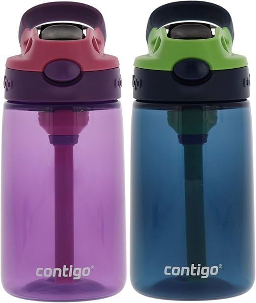 Contigo Kids Water Bottle, 14 oz with Autospout Technology