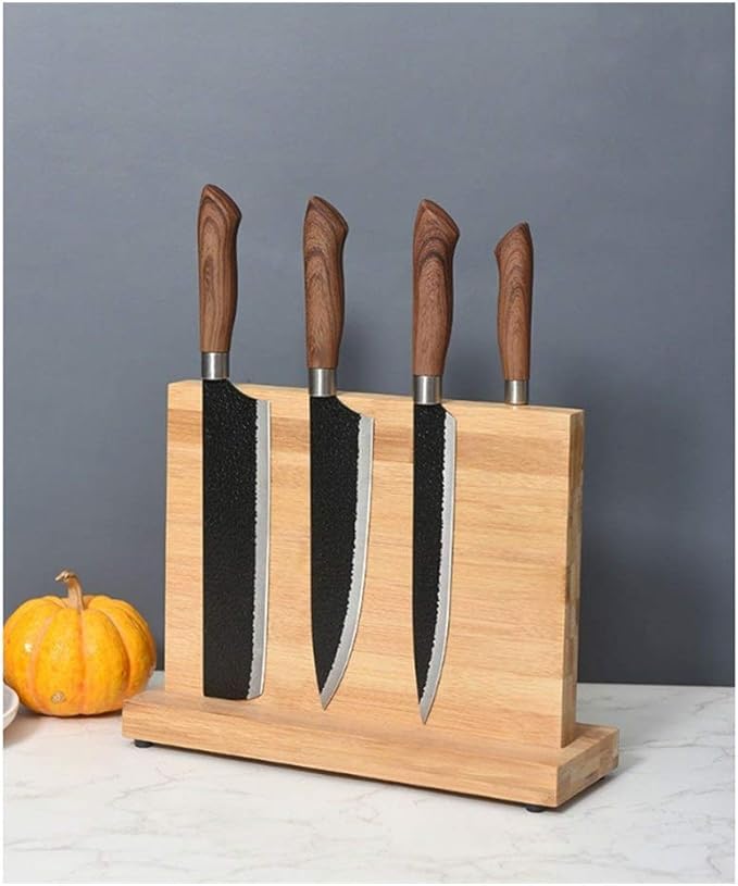 Desk Top Wood Knife Holder, Universal Tools Block