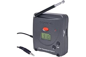 C.CRANE C. Crane Digital FM Transmitter 3 Send Near Broadcast Quality Stereo Audio from Your Mobile Phone or Any Audio Device to A Nearby FM Radio. Broadcast at Churches, Gyms, Correctional Facility & More