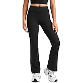 CRZ YOGA Girls Butterluxe High Waist Yoga Flare Leggings - Dance Casual Athletic Pants Bell Bottoms Bootcut Kids Teen