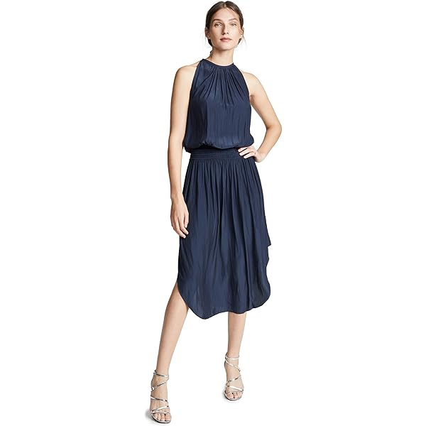 lands end off shoulder dress Lands' End Women's Cotton Modal Off Shoulder Midi Dress