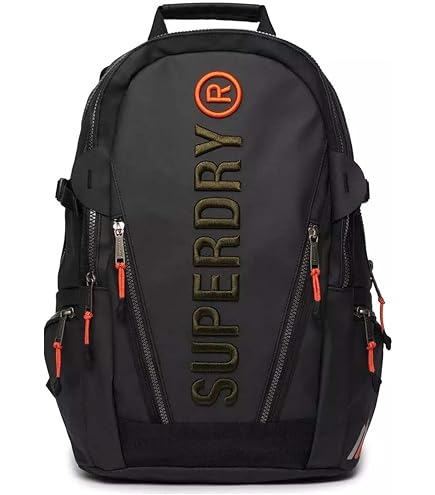 superdry slimline tarp Womens Rucksack, Classic Hiking-Inspired Design Black/Black Size One Size Handbandagen James Baroud Xxl Color:Gloss Gunmetal / White Mountains