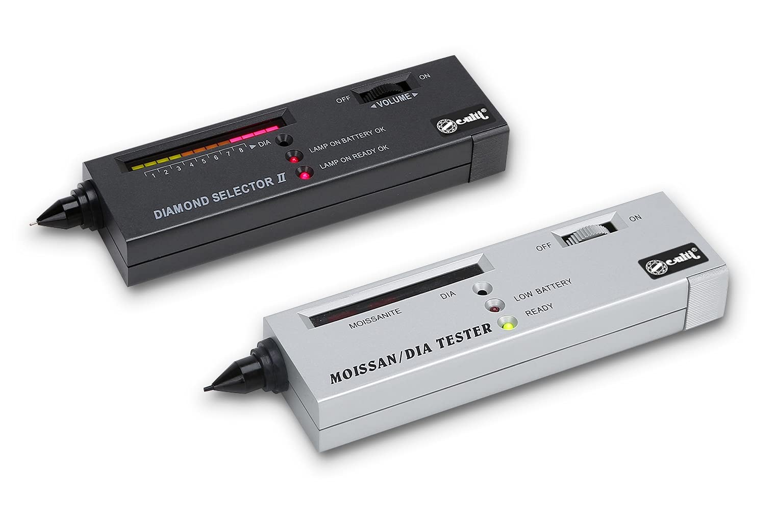 cultj Diamond Selector II + Moissanite/Diamond Tester Diamond Tester Gemstone Tester Jewellery Tester High Precision Professional Practice Jewellery Diamond Selector II Moissan Tester, Jewelry Gems