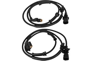 OCPTY ABS Wheel Speed Sensor Front Left Right for 1999-2004 for Jeep Grand Cherokee Laredo Limited 4.0L V6 4.7L V8 OEM Fit Pack of 2
