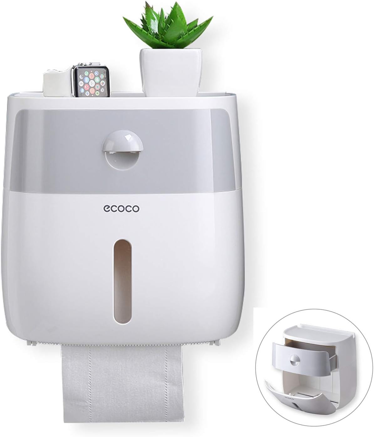 Meiyijia Toilet Roll Holder,Self Adhesive