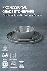 Famiware Mars Plates and Bowls Set, 12 Pieces