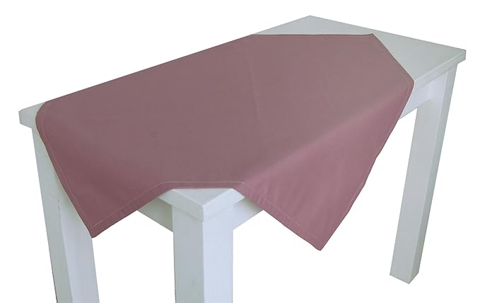 beties Wunschton Mitteldecke ca. 80x80 cm in großer Sortiments- und Größenauswahl für In & Outdoor (Mauve)