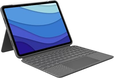Logitech Combo Touch iPad Pro 11-inch Keyboard Case UK Backlit Trackpad Grey